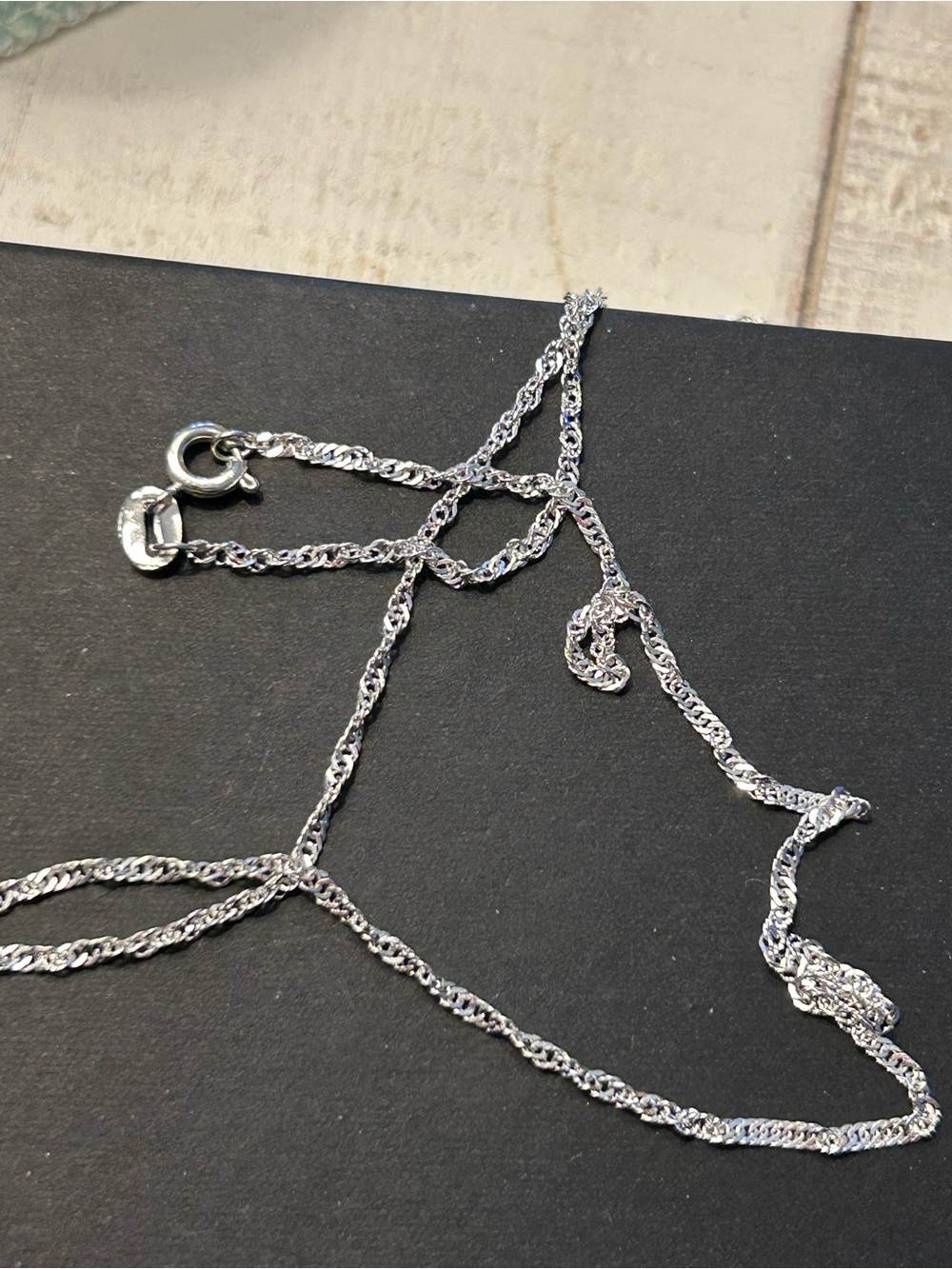 Diamond Cut Sterling Silver Chain - Picture 5 of 8